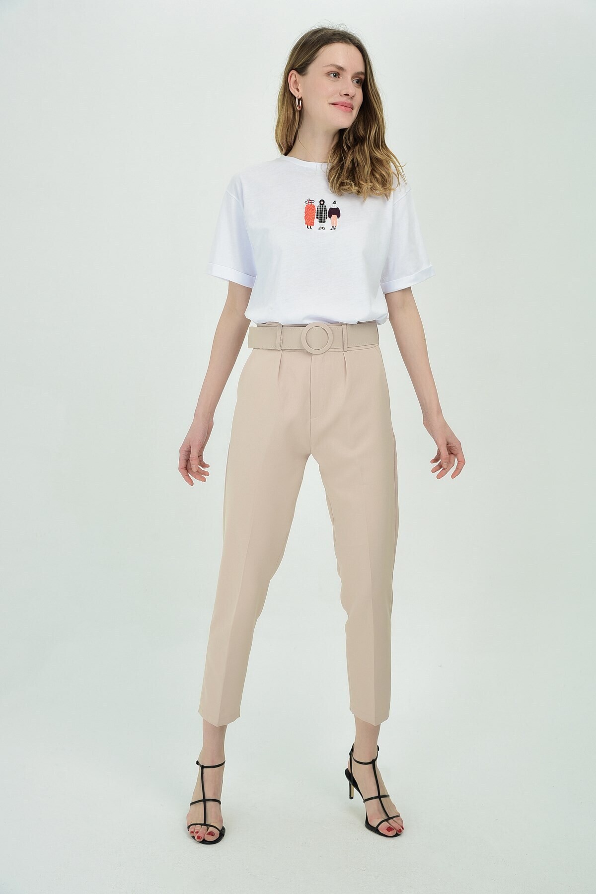 9092872 Azra Cepli Havuç Pantolon BEJ