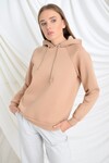 9392810 Üçiplik Reglan Kol Kapşonlu Sweat BİSKÜVİ