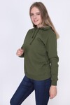 8482810 Üçiplik Reglan Kol Kapşonlu Sweat HAKI