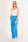 23254275 Kaşkorse İp Askılı Dantelli Crop Bluz BEYAZ